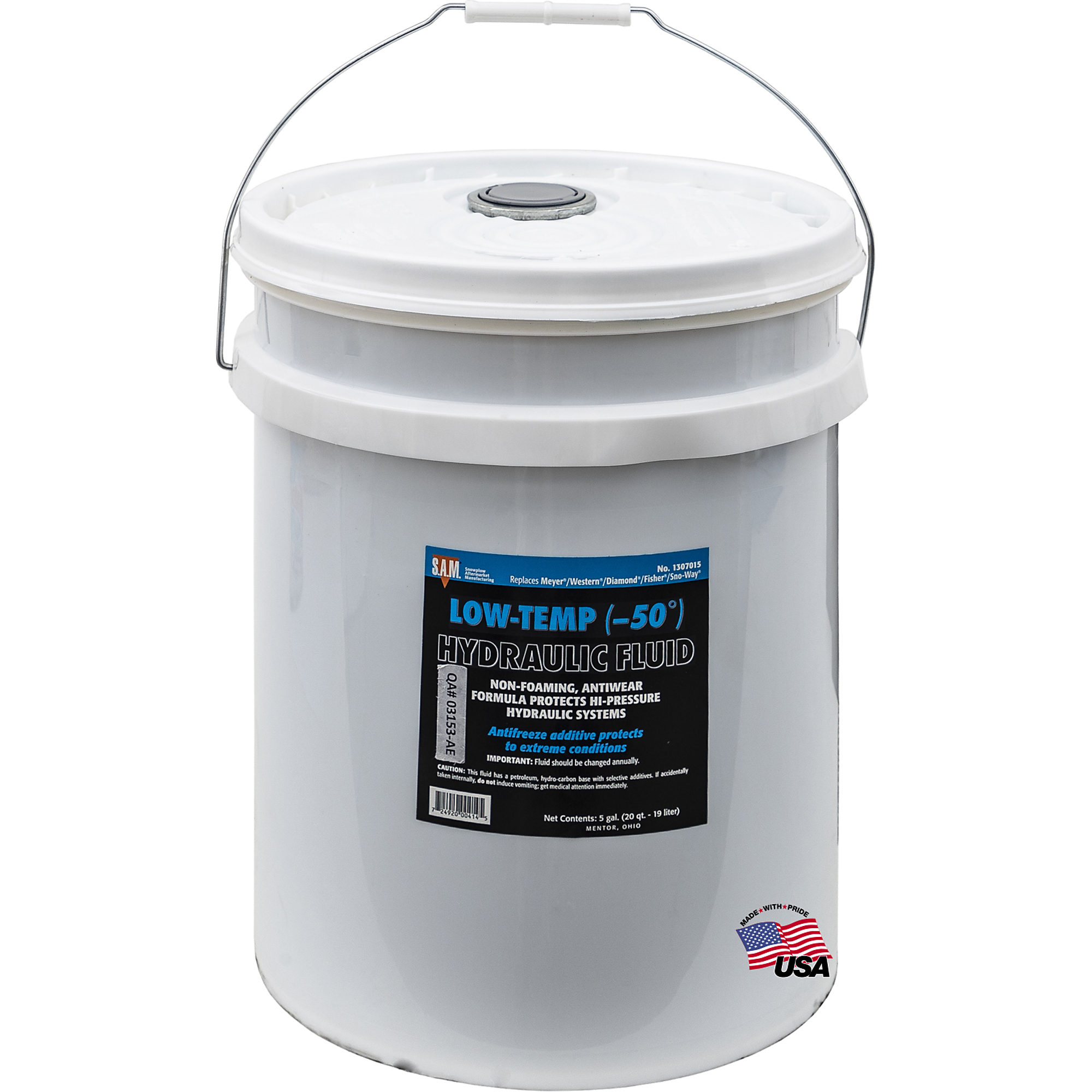 Buyers Products, SAM Hydraulic Fluid (5 Gallon Pail), Included (qty.) 1 Model# 1307015